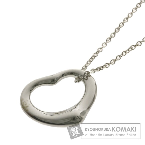 Tiffany Handbags - Tiffany Co Open Heart Necklace Silver